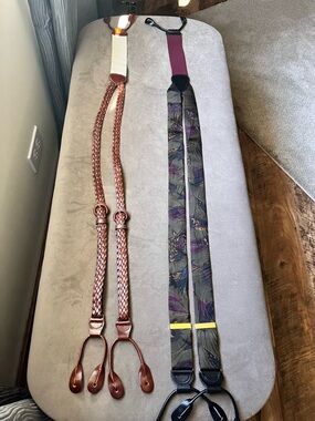 Trafalgar 2 Pair of Suspenders Leather